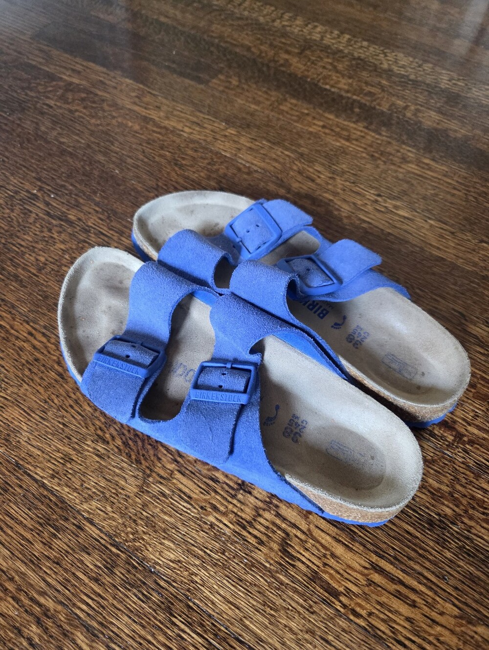 Birkenstock Arizona Blue Suede